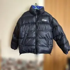 FIRST DOWN ブラックダウンジャケットリバーシブル