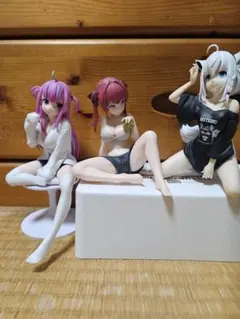 【箱なし】ホロライブ　湊あくあ　白上フブキ　宝鍾マリン フィギュア 3体セット