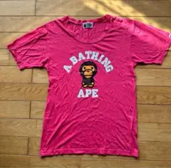 A Bathing Ape ピンク Tシャツ