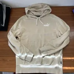 PUMA フード付きスウェット S ベージュ