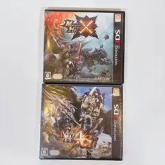 3DS モンハン4G【新品未開封】＆ モンハンクロス 中古セット