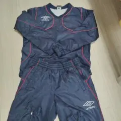 厚手中綿 UMBRO アンブロ ピステ 上下セット ネイビー140
