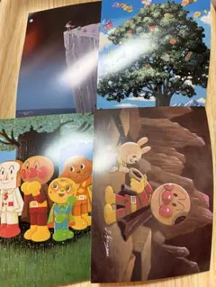 アンパンマン　ポストカード　4枚セット