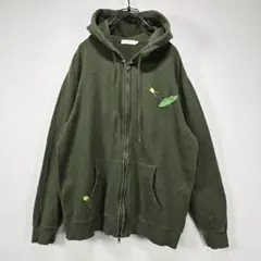 graniph　エダマメ　ビューティフルシャドー　フルジップ　フーディ　L　古着