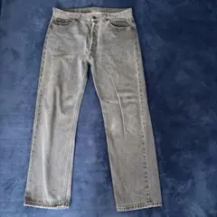 90's USA製 LEVI’S 501 先染めブラック W36L30
