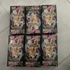 ポケモンカード　MEGA ドリームex シュリンク付き6BOX