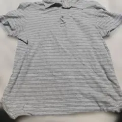 Armani Exchange 半袖ポロシャツ XS グレー/ストライプのサムネイル
