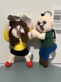 パンパンくんの日常　マスコットぬいぐるみ　2種セット