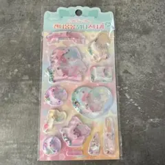 【韓国限定】 サンリオ ウォーターシール シャカシャカシール キキララ