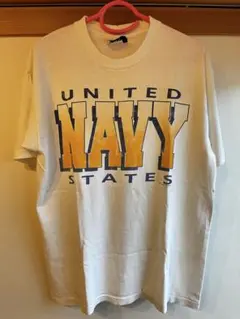 90s USA製 US NAVY グラデーションTシャツ シングルステッチ L