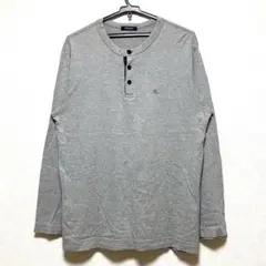 バーバリーロンドン 長袖 Tシャツ ロンT グレー ノバチェック M トップス