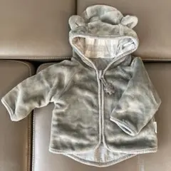 パーカー くまみみ 70サイズ グレー
