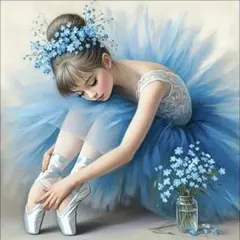 다이아몬드 아트 키트 30×30cm 발레리나