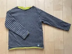 ORCIVAL グレー ストライプ 長袖カットソー フリース裏地 サイズ5