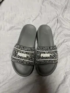 PUMA ヒョウ柄 スポーツサンダル