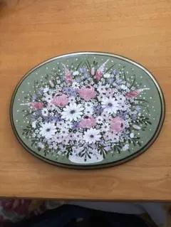 アンティーク 花柄 インテリア壁掛け　ハンドメイド値下げ