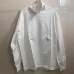 ユニクロ U タートルネックTシャツ 長袖 ホワイト 白 XL 新品未使用のサムネイル