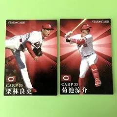 プロ野球チップス2023 カルビー　広島東洋カープ　スターカード　新品