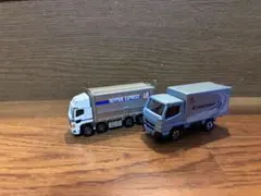 トミカ 2台セット 日通 日本通運 プロフィア キャンター トラック 働く車