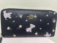 COACH 長財布 レザー 101匹わんちゃん