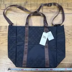 Daily russet ブラック おさんぽトートバッグL