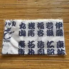 中日ドラゴンズ 2018 手ぬぐい サイン入り