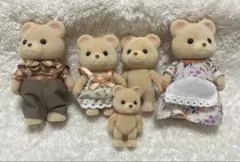 ほぼ未使用【クマのファミリー】シルバニアファミリー