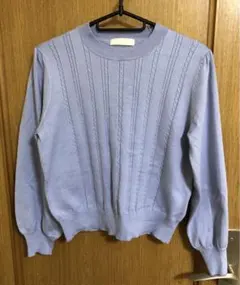 anysis ニット　ブルー