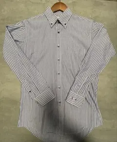 MARELLA マレーラ ストライプ柄 比翼 ストレッチシャツ 38 - メルカリ