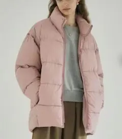 CHAROL エンベロップ2wayパディングコート ピンク / M 新品未試着