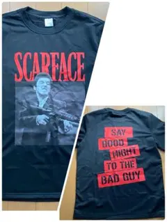 【ムービーTシャツ】スカーフェイス 映画 Tシャツ バックプリント有り