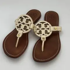 TORY BURCH トリーバーチ ミラーサンダル アイボリー 25cmのサムネイル