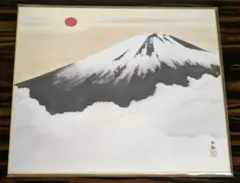 絵画　水墨画　富士山　川田敏郎 絵画 水墨画 富士山 川田敏郎 - メルカリ