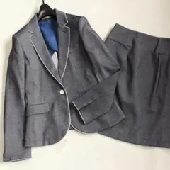 値下げ⭐︎オリヒカライム スカートスーツ上5号・下7号 一つボタン