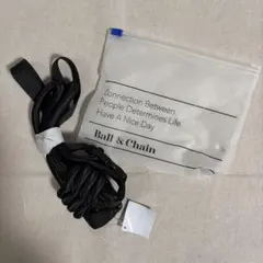 Ball & Chain ストラップ　ブラック 定価1,980円