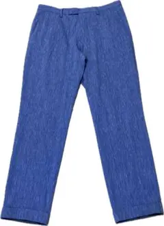 美品★ヒューゴボス ボスセレクション♂ストレッチウールリネンテーパードパンツ