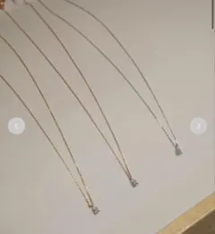 sassy angel ミニドロップネックレス　ゴールド