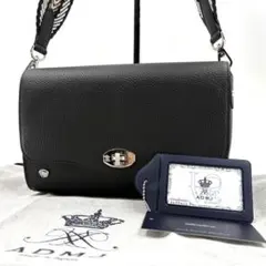 ADMJボディーバッグ 美品⭐️ADMJ クロスボディバッグ ネイビー