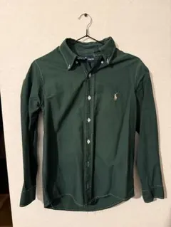 む*ん様 Ralph Lauren 長袖シャツ ダークグリーン 38-80