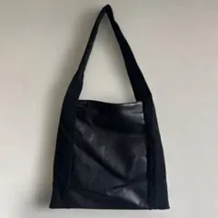 B.stuff レザー トートバッグ ブラック 本革のサムネイル