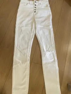 FOREVER 21 ホワイト スキニーパンツ US 24