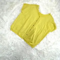 テチチ♡カーディガン ニットベスト コットン100 レディース M