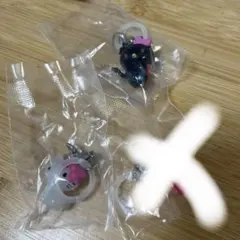 ハローキティ めじるしアクセサリー デビル お花 チャーミー 3点セット