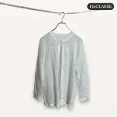 zC1211【M】DoCLASSE カーディガン 透かし編み 薄手 羽織りのサムネイル