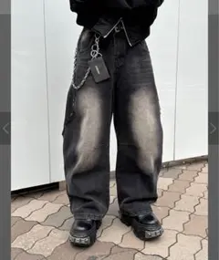 Chikashitsu +maximum balloon denim pants