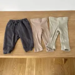 ベビー用レギンス 3点セット 70cm