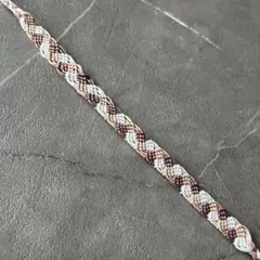 編み込みデザイン ミサンガ