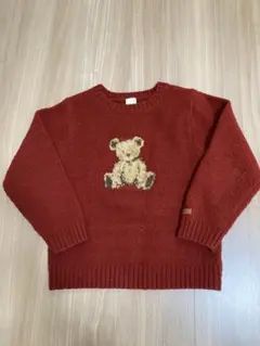 プティマイン　ニット　くま　L