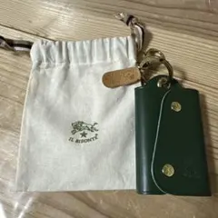 IL BISONTE 本革 緑色 キーケース