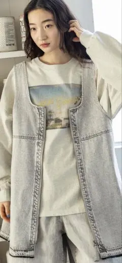 【ニコアンドniko and...】2WAYデニムドレス